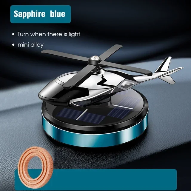 Car Air Solar Helicopter Decor - Vape Decoration ulasan dan harga